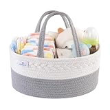 Philorn Baby Windel Caddy Organizer, Baby Organizer Korb mit Wechselbaren...