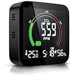Brandson - CO2 Melder Messgerät Luftqualitätsprüfer, Kohlenstoffdioxid Sensor...