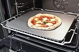 Moser-M 38x33 cm Grau Legierter Stahl Pizzastahl Backstahl 8mm für Pizza und...