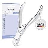 TITANIA Extra scharfe Profi Nagelzange (10,5 cm) • Starke Nagelschere für...