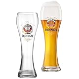 Ritzenhoff & Breker Weizenbiergläser Erdinger, 2-er Set, je 500 ml