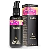 Satin Naturel BIO Rosenöl 100ml - 100% reines Hagebuttenöl kaltgepresst -...