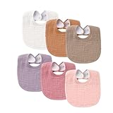 SLOSH Lätzchen Baby Für Neugeborene Jungen Mädchen Unisex Set Druckknopf...