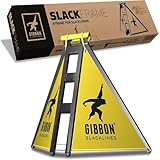 Gibbon Slacklines Slack-Frame | Keine Bäume benötigt | Lackierter Metallrahmen...