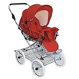 EICHHORN Kinderwagen Retro-Buggy Sportwagen mit Lederriemengestell und...