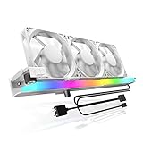 AsiaHorse 80mm PWM PC Gehäuselüfter für Computer Grafikkarte mit...