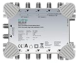 Axing SES 522-06 SAT Einkabel-Lösung Multischalter Unicable-Erweiterung, 4...