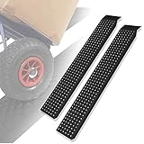 Froadp 2 Stück Auffahrrampe Verladerampe Rampe Auto aus Verzinktem Stahl 160 x...
