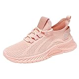 Sommerschuhe Damen Leicht Und Luftig, Sneaker Damen Mesh Weiß Freizeitschuhe...