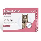 Animal Vita® Spot On Zeckenschutz für Katzen [zuverlässiger Zeckenschutz]...