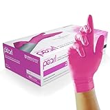 UNIGLOVES - Magenta PEARL® Passgenaue Einweghandschuhe aus Nitril |...