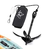 Alpinsta Anker Boot, 1,59KG Bootsanker, klappanker für SUP, Schlauchboot,...