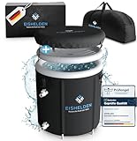 Eishelden Premium Eisbad (80 cm Ø) XL Komplettset - Kryotherapie für Sportler...