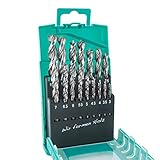 ENT 09216 16-tlg. HSS-G Holzbohrer-Set PLUS mit Tieflochspirale Ø 3-10,5 mm, in...