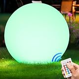 Solarkugeln für Den Garten, Solarlampen für Außen Kugel 30CM RGB,...