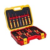 HÖGERT TECHNIK - Elektriker Werkzeug Set, isolierter 1000V Werkzeugsatz,...