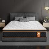 JAJALUYA Matratze 140x200 cm, Taschenfederkernmatratze Härtegrad H3...