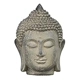 Folpus Buddha Kopf Statue, Figur, Fengshui Veranda, Büro, Schreibtisch,...