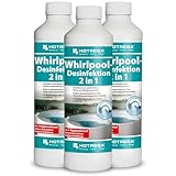 HOTREGA Whirlpool-Desinfektion 2in1 3x 500 ml | Whirlpool Reiniger |...