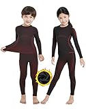 NOOYME Thermounterwäsche Kinder Set Skiunterwäsche Kinder Thermo Unterwäsche...