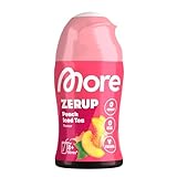 MORE Zerup, Peach Iced Tea, 65 ml, für bis zu 8 l Fertiggetränk, zuckerfreier...