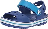 Crocs Crocband Sandal Kids, Unisex - Kinder Sandalen,Blau Navy Rot,23/24 EU