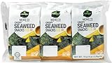 Bibigo Seealgen Snack Sesam – Geröstete Seelagenblätter mit Sesam – Ideal...