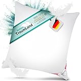 Bach's Betten Welt Daunenkissen 5 Sterne Hotel Kissen 80x80 cm Canada 85% Federn...