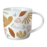 Grafik-Werkstatt Kaffeetasse mit Spruch 300 ml Porzellan Tasse Kleine Auszeit,...