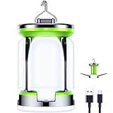 Blukar LED Campinglampe, 2000 Lumen Camping Laterne - 7 Leuchtmodi 60 LEDs...