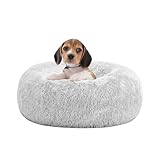 HMTOPE Orthopädisches Hundebett rund Hundekissen Hundesofa Katzenbett Donut...