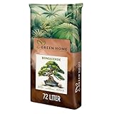 Green Home Bonsai Erde 72L – Hochwertige Bonsaierde für gesunde Wurzeln &...
