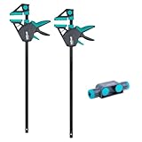 wolfcraft XL-Einhandzwingen-Set PRO ERGO, 3-tlg. - Spannkraft 150kg -...