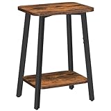 MAHANCRIS Beistelltisch, Schmaler Couchtisch, Kleiner Tisch, Nachttisch mit...