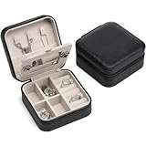 Vlando Schmuckkästchen Reise, Schmuckkasten Klein, Mini Schmuck-Reiseetui,...
