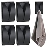 Demarsen 4 Stück Selbstklebend Handtuchklemme, Handtuchhaken Geschirrtuchhalter...