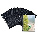 HERMA 7788 Fotohüllen für Ordner, 10 Stück, 20x30 cm, 1 Fach, beidseitig...