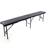Nexos Trading Partybank Klappbank 180 x 25 x 41 cm Bierbank bis 200 kg...