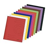 10 Herlitz Manila Karton Schnellhefter/DIN A4 / 10 Farben