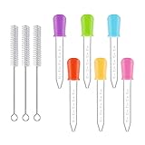 Kafeiya 6 Stück Silicone Liquid Droppers,Dropper Pipetten Pack Flüssige...
