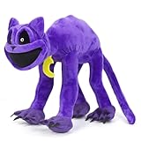 Zaloife Kuscheltier Smiling Monster, Gruseliges Lila Plüschtier 30 cm, Crawling...