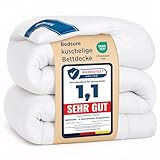 BEDSURE Bettdecke 240x220 Ganzjahresdecke Steppdecke - Bettdecke 240x220cm 4...