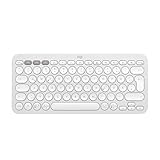 Logitech Pebble Keys 2 K380s, kabellose Multi-Device Bluetooth-Tastatur mit...