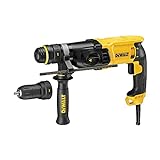 DEWALT SDS Plus Kombibohrhammer / Schlagbohrmaschine (800 Watt, max....