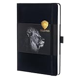 OLLEVRES Notizbuch A5 Punktiert - Premium Papier 120g/m² - Hardcover, 180°...