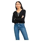 Vila Clothes Damen Pullover VIRIL L/S V - Neck Knit TOP - NOOS 14042769,...