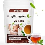 Natürlicher Detox Tee zum Abnehmen & Entgiften - 28-Tage Stoffwechsel Tee mit...