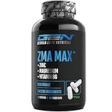 ZMA MAX - 180 Kapseln - Hochdosierter Zink-, Magnesium- & Vitamin-B6-Komplex -...