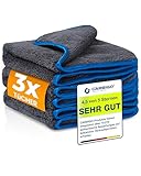 Carbigo® 3X Profi Mikrofasertücher Autopflege - Extrem saugstark &...