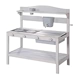 roba Matschküche für Kinder inkl. Zubehör - Funktionelle Outdoor Spielküche...